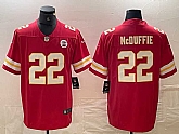 Men's Kansas City Chiefs #22 Trent McDuffie Red Vapor Untouchable Limited Football Stitched Jersey,baseball caps,new era cap wholesale,wholesale hats
